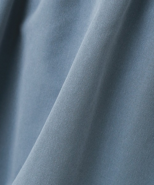 libelle more（リベル モア）の「ポプリン　ラッピングスカート（スカート・レディース・オリーブ/ブルー/ブラック/ピンク/グレイッシュベージュ・L/M）」の16枚目の写真