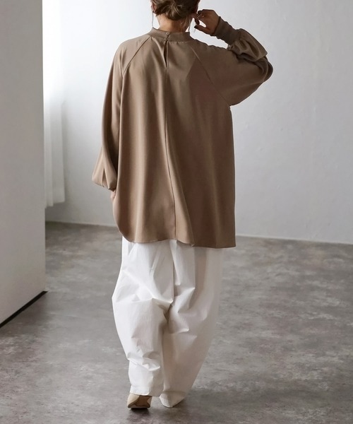 セール】オーバードレープブラウス（シャツ/ブラウス）｜Bonjour