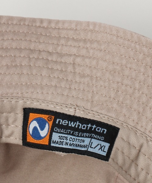 newhattan(ニューハッタン)の「【NEWHATTAN/ニューハッタン】<ユニセックス>ツイルメトロハット/934593(ハット・メンズ・ホワイト/ブラック/ベージュ/その他19・FREE)」の7枚目の写真