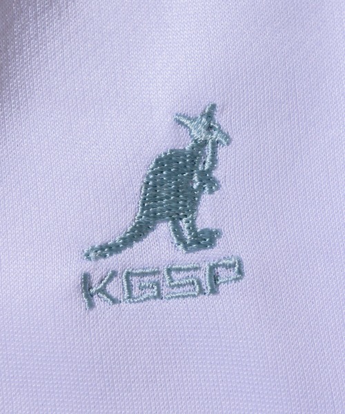 KANGOL SPORT(カンゴールスポーツ)の「【30】〔KANGOL SPORT/カンゴールスポーツ〕DRY切替7分袖Tシャツ(Tシャツ/カットソー・レディース・サックスブルー/ブラック/ホワイト/パープル・LARGE/MEDIUM/X-LARGE)」の5枚目の写真