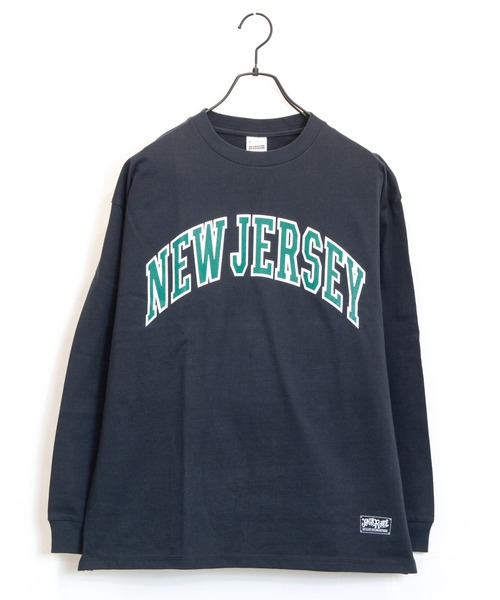 JACKROSE(ジャックローズ)の「JE-SCREEN STARS-カレッジ.レザープリント・LSTEE(Tシャツ/カットソー・メンズ・ホワイト/ブラック/ホワイト系その他2/ブラック系その他2・M/L)」の1枚目の写真