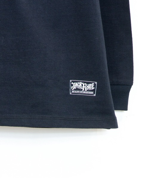 JACKROSE(ジャックローズ)の「JE-SCREEN STARS-カレッジ.レザープリント・LSTEE(Tシャツ/カットソー・メンズ・ホワイト/ブラック/ホワイト系その他2/ブラック系その他2・M/L)」の8枚目の写真