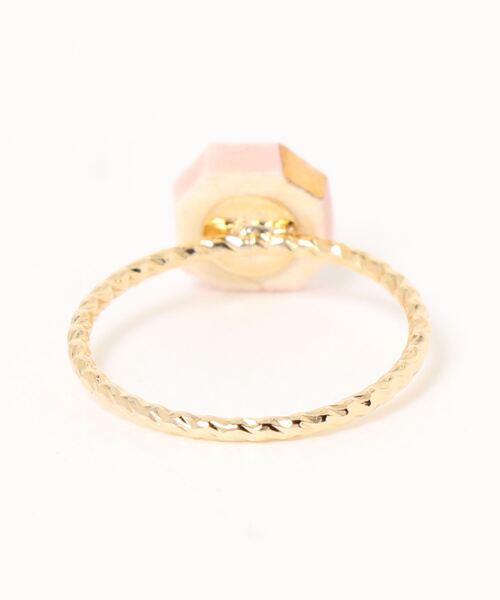 tone(トーン)の「【irodori】小さなjewel cut の指輪(ピンク)(リング・レディース・ピンク・#11)」の2枚目の写真