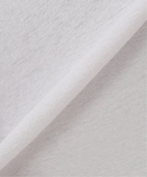 SLOBE IENA（スローブイエナ）の「Li/c 天竺ルーズロンTEE【手洗い可能】◆（Tシャツ/カットソー・レディース・ライトグレー/チャコールグレー/ブルー/ホワイト・FREE）」の9枚目の写真