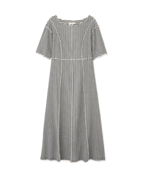 FREE'S MART（フリーズマート）の「◆配色メローシャーリングカットソーワンピース（ワンピース・レディース・ブラック/ブラック系その他・FREE）」の7枚目の写真