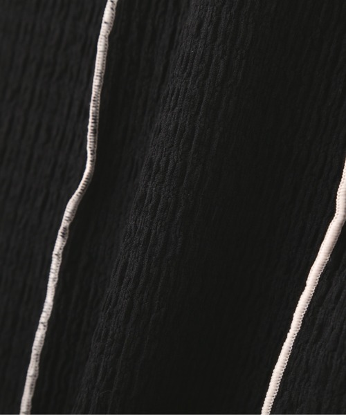 FREE'S MART（フリーズマート）の「◆配色メローシャーリングカットソーワンピース（ワンピース・レディース・ブラック/ブラック系その他・FREE）」の8枚目の写真