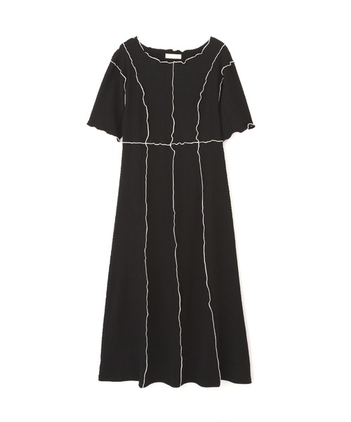 FREE'S MART（フリーズマート）の「◆配色メローシャーリングカットソーワンピース（ワンピース・レディース・ブラック/ブラック系その他・FREE）」の13枚目の写真