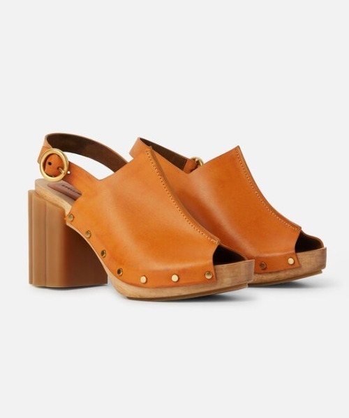 極美品【ステラマッカートニー】デイジー スタッズ　チャンキーヒール サンダル STELLA McCARTNEY（ステラマッカートニー）の「Daisy Stud