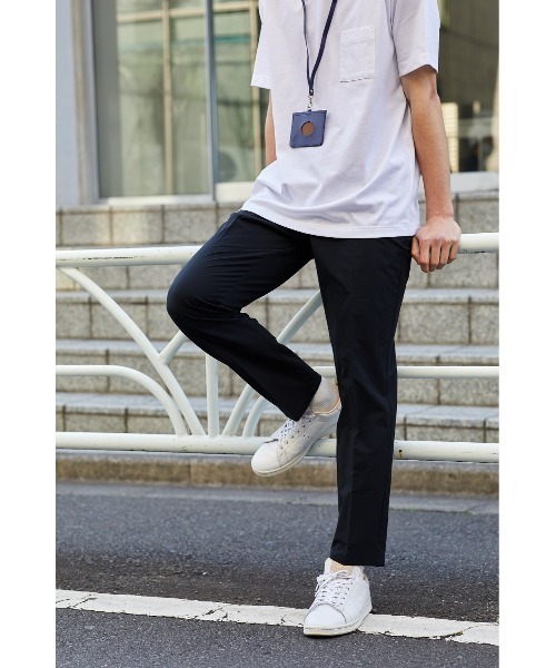NAVY(ネイビー)の「マジかる 軽く動きやすいストレッチパンツ ソロテックス(R)を織り合わせた軽い素材で快適な着心地(その他パンツ・メンズ・ブラック/ベージュ/ネイビー/グレー/カーキ・S/M/L/XL)」の10枚目の写真