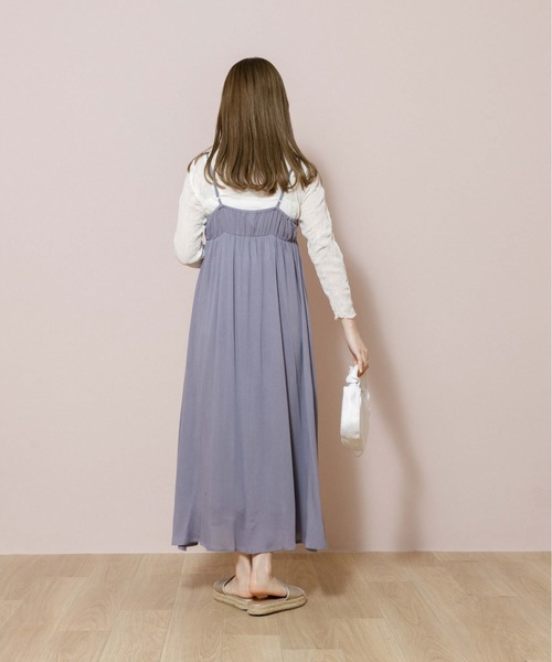 flower（フラワー）の「ギャザーハンドルバッグ（ハンドバッグ・レディース・ホワイト/ブルー・FREE）」の14枚目の写真