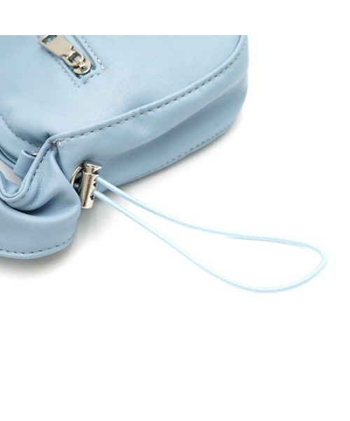 flower（フラワー）の「ギャザーハンドルバッグ（ハンドバッグ・レディース・ホワイト/ブルー・FREE）」の20枚目の写真