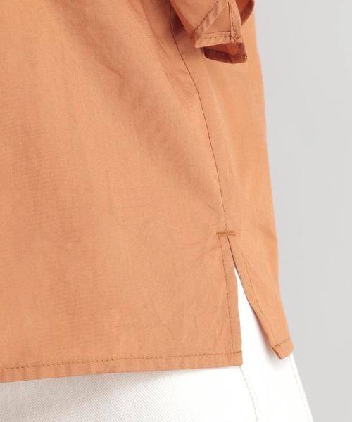 Andemiu(アンデミュウ)の「ソデフリルブラウス948031(シャツ/ブラウス・レディース・ブラック/オフホワイト/オレンジ・FREE)」の17枚目の写真