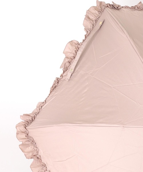 Cepica（セピカ）の「【pink trick / ピンクトリック】フリル完全遮光3段折りたたみ傘(晴雨兼用)（折りたたみ傘・レディース・ホワイト/ブラック/ネイビー/ブルー/ベージュ/カーキ/ピンク・FREE）」の9枚目の写真