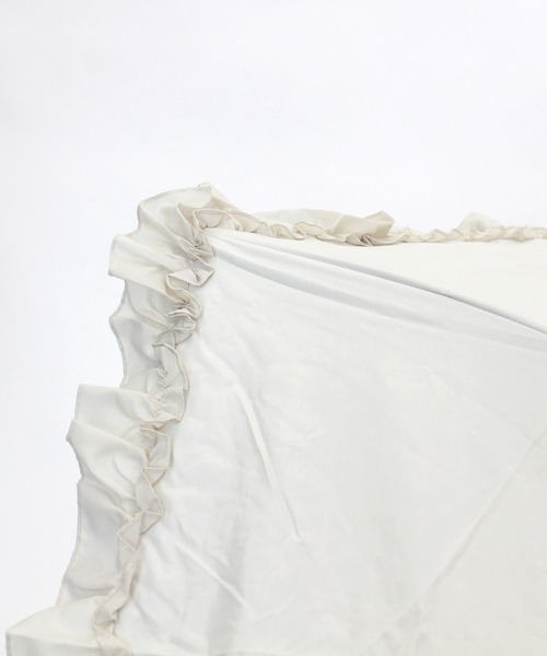 Cepica（セピカ）の「【pink trick / ピンクトリック】フリル完全遮光3段折りたたみ傘(晴雨兼用)（折りたたみ傘・レディース・ホワイト/ブラック/ネイビー/ブルー/ベージュ/カーキ/ピンク・FREE）」の13枚目の写真