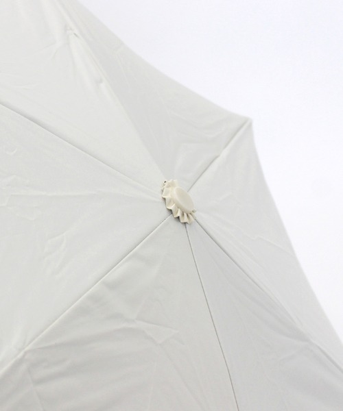 Cepica（セピカ）の「【pink trick / ピンクトリック】フリル完全遮光3段折りたたみ傘(晴雨兼用)（折りたたみ傘・レディース・ホワイト/ブラック/ネイビー/ブルー/ベージュ/カーキ/ピンク・FREE）」の14枚目の写真