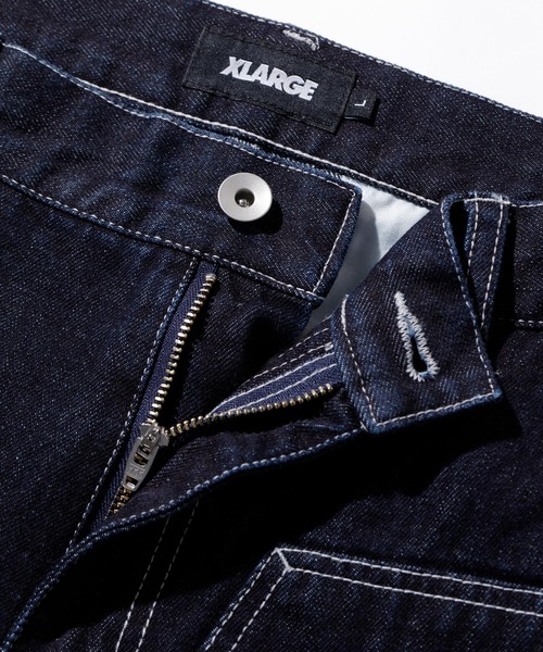 XLARGE（エクストララージ）の「PATCHED DOUBLEKNEE PANTS（その他パンツ・メンズ・インディゴブルー/ホワイト・34inch/36inch/30inch/32inch）」の5枚目の写真