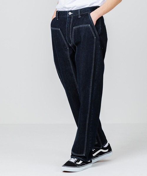 XLARGE（エクストララージ）の「PATCHED DOUBLEKNEE PANTS（その他パンツ・メンズ・インディゴブルー/ホワイト・34inch/36inch/30inch/32inch）」の11枚目の写真