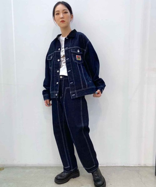 XLARGE（エクストララージ）の「PATCHED DOUBLEKNEE PANTS（その他パンツ・メンズ・インディゴブルー/ホワイト・34inch/36inch/30inch/32inch）」の18枚目の写真