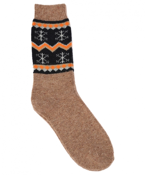 green label relaxing（グリーンレーベルリラクシング）の「MAGON SNOW SOX2（ソックス/靴下・メンズ・ダークブラウン/ネイビー/グレー・フリー）」の2枚目の写真