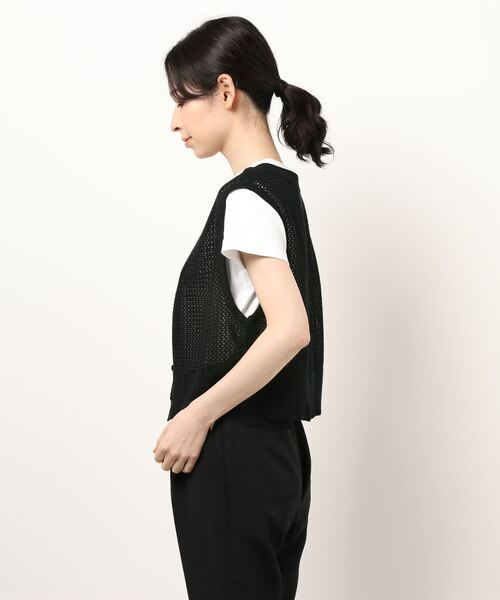 one way(ワンウェイ)の「【oneway】メッシュニットベスト(ベスト・レディース・ブラック/ベージュ/ライトブラウン・FREE)」の11枚目の写真