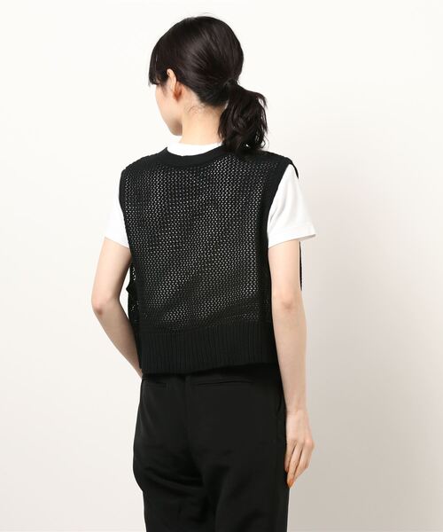 one way(ワンウェイ)の「【oneway】メッシュニットベスト(ベスト・レディース・ブラック/ベージュ/ライトブラウン・FREE)」の12枚目の写真