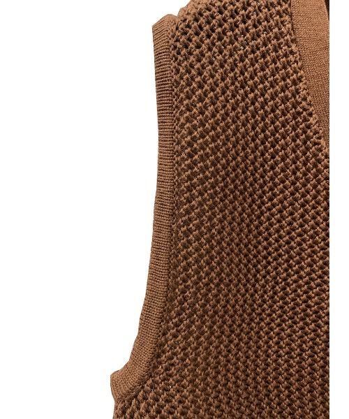 one way(ワンウェイ)の「【oneway】メッシュニットベスト(ベスト・レディース・ブラック/ベージュ/ライトブラウン・FREE)」の10枚目の写真