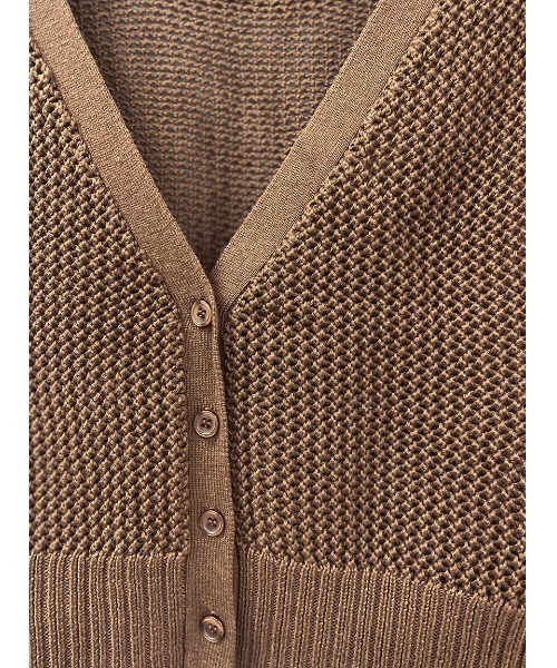 one way(ワンウェイ)の「【oneway】メッシュニットベスト(ベスト・レディース・ブラック/ベージュ/ライトブラウン・FREE)」の4枚目の写真