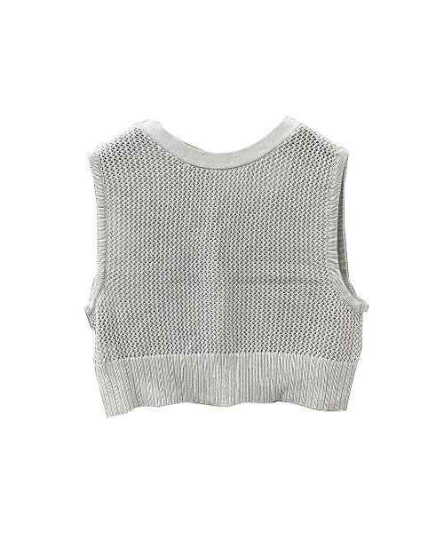 one way(ワンウェイ)の「【oneway】メッシュニットベスト(ベスト・レディース・ブラック/ベージュ/ライトブラウン・FREE)」の5枚目の写真