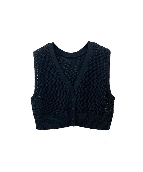 one way(ワンウェイ)の「【oneway】メッシュニットベスト(ベスト・レディース・ブラック/ベージュ/ライトブラウン・FREE)」の21枚目の写真