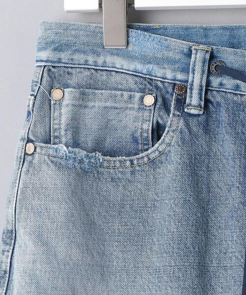 FUMITO GANRYU（フミトガンリュウ）の「＜FUMITO GANRYU（フミト ガンリュウ）＞ 5ポケット デニム サルエル（デニムパンツ・メンズ・ライトブルー・1/2）」の7枚目の写真