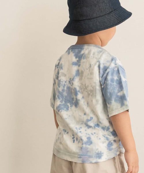 URBAN RESEARCH DOORS（アーバンリサーチドアーズ）の「タイダイ染めBIGTシャツ(KIDS)（Tシャツ/カットソー・キッズ・オレンジ/ブルー・120/105/135）」の3枚目の写真