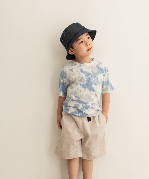 URBAN RESEARCH DOORS（アーバンリサーチドアーズ）の「タイダイ染めBIGTシャツ(KIDS)（Tシャツ/カットソー・キッズ・オレンジ/ブルー・120/105/135）」の5枚目の写真