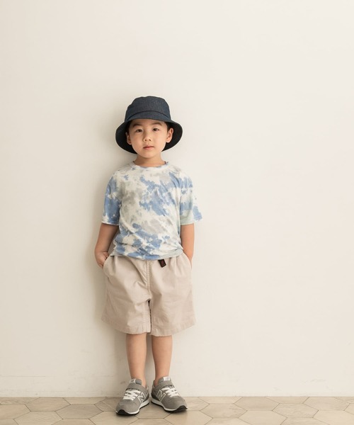 URBAN RESEARCH DOORS（アーバンリサーチドアーズ）の「タイダイ染めBIGTシャツ(KIDS)（Tシャツ/カットソー・キッズ・オレンジ/ブルー・120/105/135）」の6枚目の写真