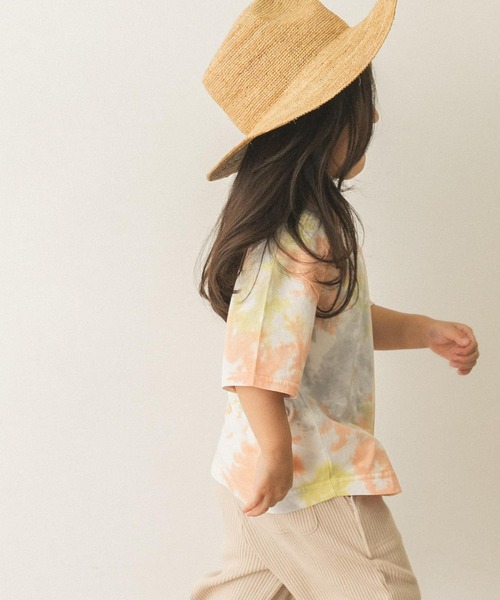 URBAN RESEARCH DOORS（アーバンリサーチドアーズ）の「タイダイ染めBIGTシャツ(KIDS)（Tシャツ/カットソー・キッズ・オレンジ/ブルー・120/105/135）」の7枚目の写真