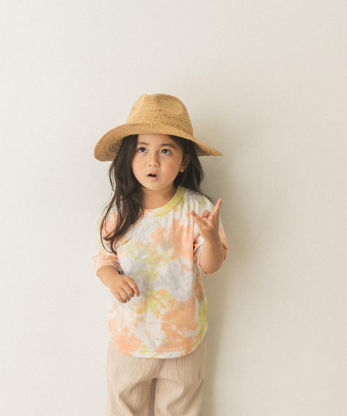 URBAN RESEARCH DOORS（アーバンリサーチドアーズ）の「タイダイ染めBIGTシャツ(KIDS)（Tシャツ/カットソー・キッズ・オレンジ/ブルー・120/105/135）」の8枚目の写真