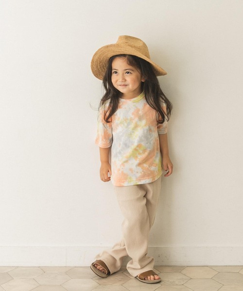 URBAN RESEARCH DOORS（アーバンリサーチドアーズ）の「タイダイ染めBIGTシャツ(KIDS)（Tシャツ/カットソー・キッズ・オレンジ/ブルー・120/105/135）」の9枚目の写真