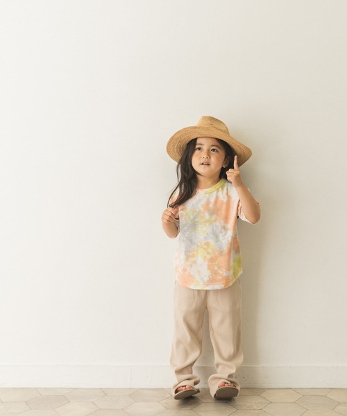 URBAN RESEARCH DOORS（アーバンリサーチドアーズ）の「タイダイ染めBIGTシャツ(KIDS)（Tシャツ/カットソー・キッズ・オレンジ/ブルー・120/105/135）」の10枚目の写真