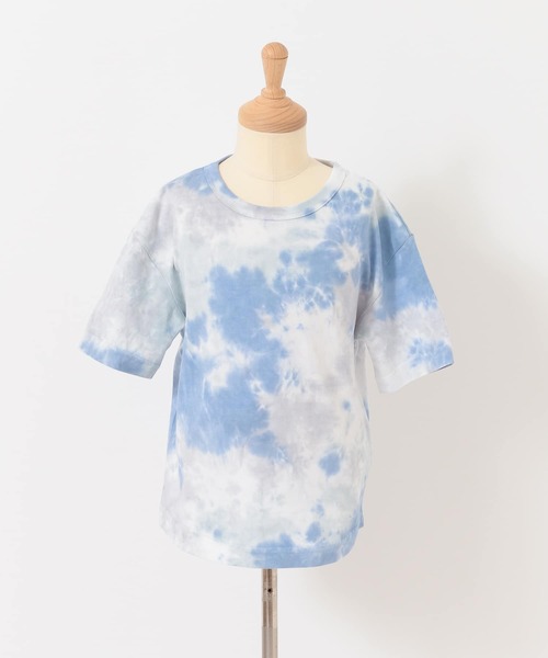 URBAN RESEARCH DOORS（アーバンリサーチドアーズ）の「タイダイ染めBIGTシャツ(KIDS)（Tシャツ/カットソー・キッズ・オレンジ/ブルー・120/105/135）」の16枚目の写真