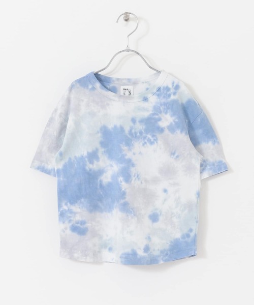 URBAN RESEARCH DOORS（アーバンリサーチドアーズ）の「タイダイ染めBIGTシャツ(KIDS)（Tシャツ/カットソー・キッズ・オレンジ/ブルー・120/105/135）」の20枚目の写真