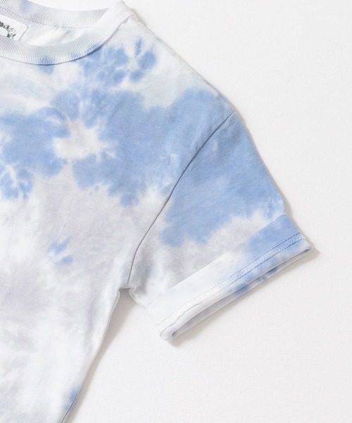 URBAN RESEARCH DOORS（アーバンリサーチドアーズ）の「タイダイ染めBIGTシャツ(KIDS)（Tシャツ/カットソー・キッズ・オレンジ/ブルー・120/105/135）」の22枚目の写真