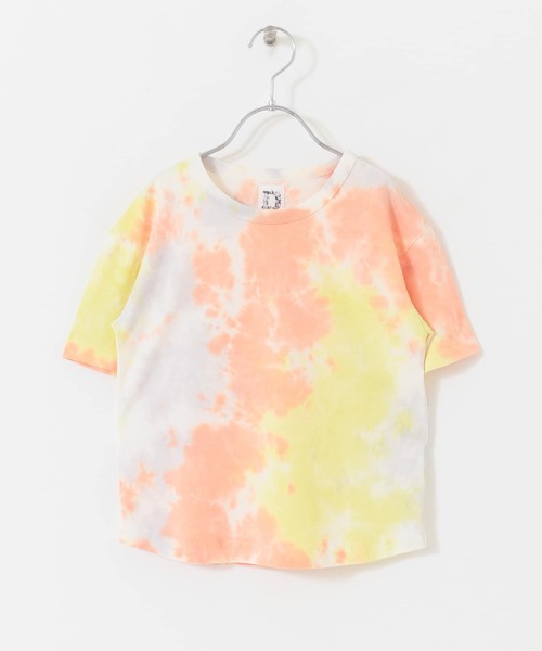 URBAN RESEARCH DOORS（アーバンリサーチドアーズ）の「タイダイ染めBIGTシャツ(KIDS)（Tシャツ/カットソー・キッズ・オレンジ/ブルー・120/105/135）」の14枚目の写真