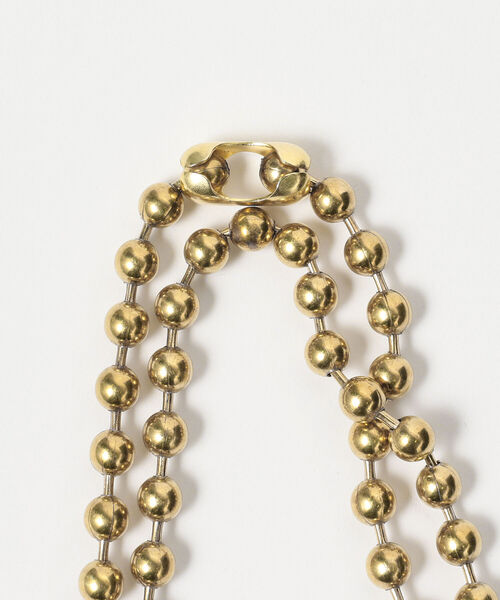 BEAMS BOY（ビームスボーイ）の「PIKE / ボールチェーン 2WAY ネックレス（ネックレス・レディース・シルバー/イエロー系その他5・ONE SIZE）」の7枚目の写真