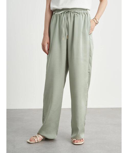 earth music&ecology（アースミュージックアンドエコロジー）の「シャイニーサテンパンツ ＊（その他パンツ・レディース・ブルー/パープル/ミント・FREE）」の22枚目の写真