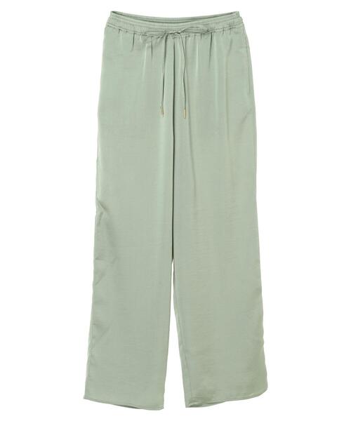 earth music&ecology（アースミュージックアンドエコロジー）の「シャイニーサテンパンツ ＊（その他パンツ・レディース・ブルー/パープル/ミント・FREE）」の6枚目の写真