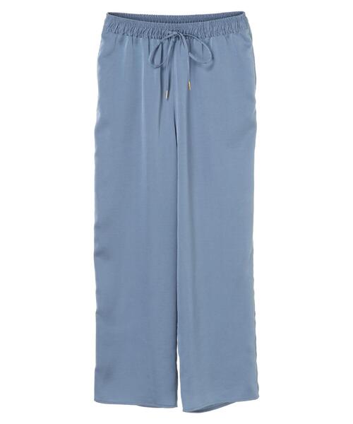 earth music&ecology（アースミュージックアンドエコロジー）の「シャイニーサテンパンツ ＊（その他パンツ・レディース・ブルー/パープル/ミント・FREE）」の5枚目の写真