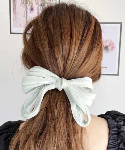 セール パステルカラーリボンバレッタ バレッタ ヘアクリップ Alite Cloth アリーテクロス のファッション セール パステルカラーリボンバレッタ バレッタ ヘアクリップ Alite Cloth アリーテクロス のファッション