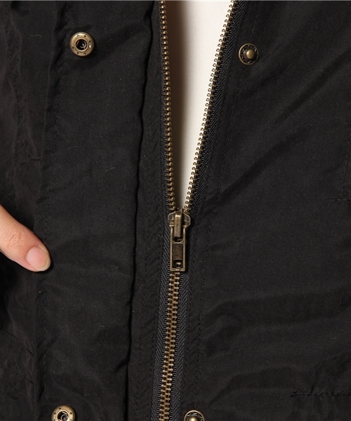 one after another NICE CLAUP（ワンアフターアナザーナイスクラップ）の「【ナイスクラップ】ライナー付きモッズコート（モッズコート・レディース・カーキ/ブラック・FREE）」の11枚目の写真