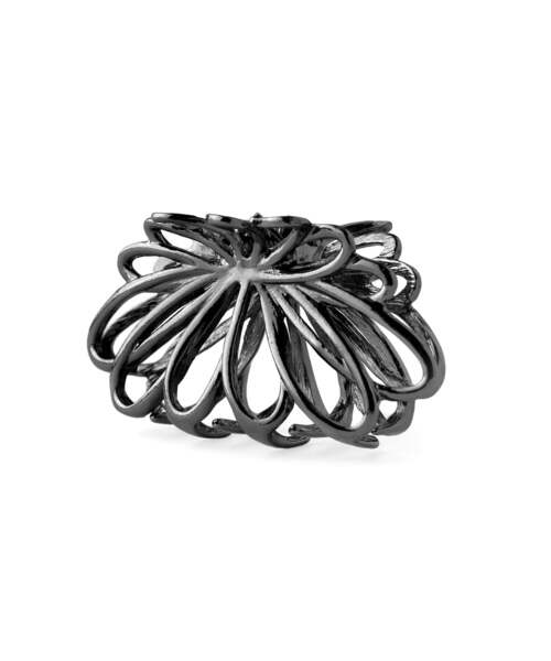 ANEMONE（アネモネ）の「メタルフラワーバンス[M]（バレッタ/ヘアクリップ・レディース・ブラウン/ゴールド/シルバー/ブラック/グレー・FREE）」の6枚目の写真