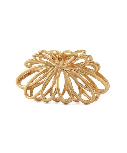 ANEMONE（アネモネ）の「メタルフラワーバンス[M]【動画あり】（バレッタ/ヘアクリップ・レディース・ブラウン/ゴールド/シルバー・FREE）」の9枚目の写真