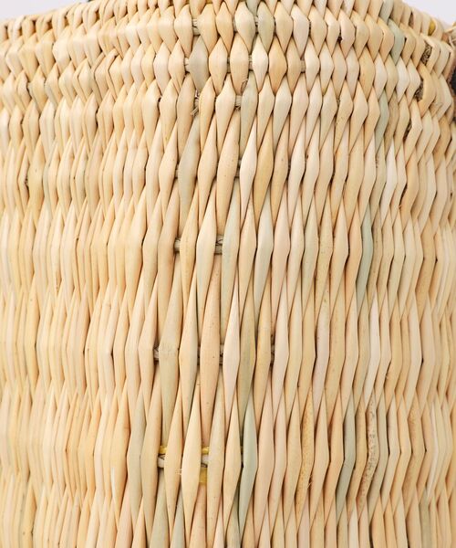 NIMES（ニーム）の「ファティマ Fatima Morocco ストローワンハンドルS（かごバッグ・レディース・ブラック・FREE）」の6枚目の写真